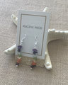 Chakra gemstone chip earrings