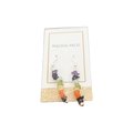 Chakra gemstone chip earrings