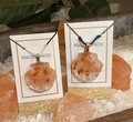 Himalayan Salt Shell Necklace - Healing & Protection Pendant - Unique Crystal Jewelry Gift
