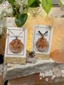 Himalayan Salt Shell Necklace - Healing & Protection Pendant - Unique Crystal Jewelry Gift