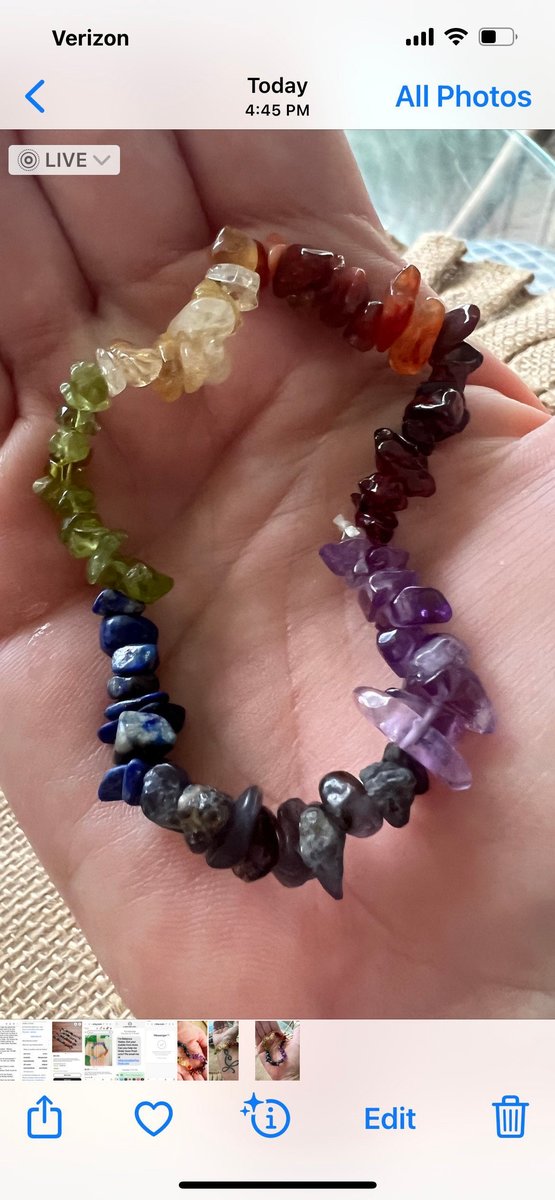 Chakra chip bracelet, healing, nature inspired, stretch bracelet.